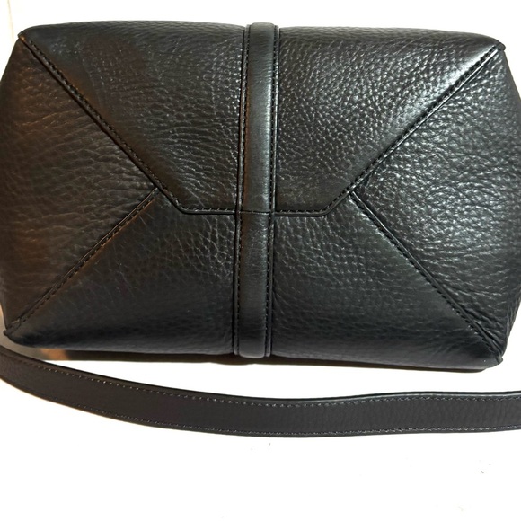 J. Crew black pebbled leather satchel handbag - Picture 3 of 9